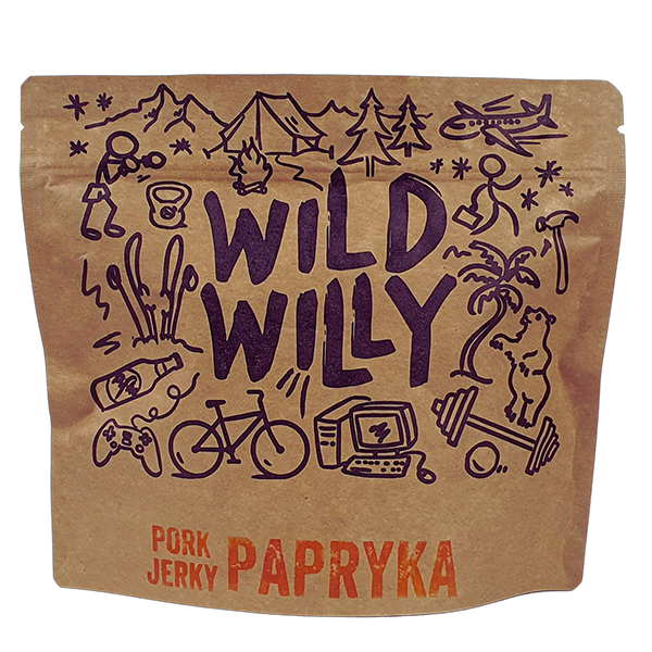 Suszona wieprzowina - Papryka 100 g Suszona wieprzowina - Papryka 100 g