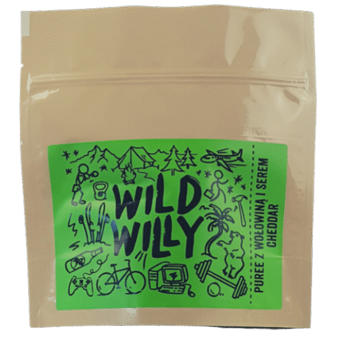 Wild Willy Puree z Wołowiną i Serem Cheddar Wild Willy Puree z Wołowiną i Serem Cheddar