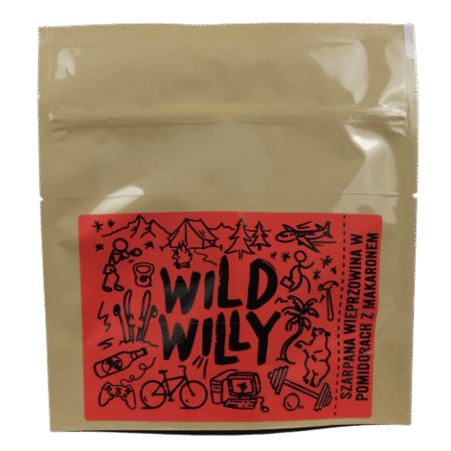 Wild Willy Szarpana Wieprzowina w Pomidorach z Makaronem Wild Willy Szarpana Wieprzowina w Pomidorach z Makaronem