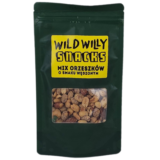 Wild Willy MIX Orzechów o smaku wędzonym 100g Wild Willy MIX Orzechów o smaku wędzonym 100g