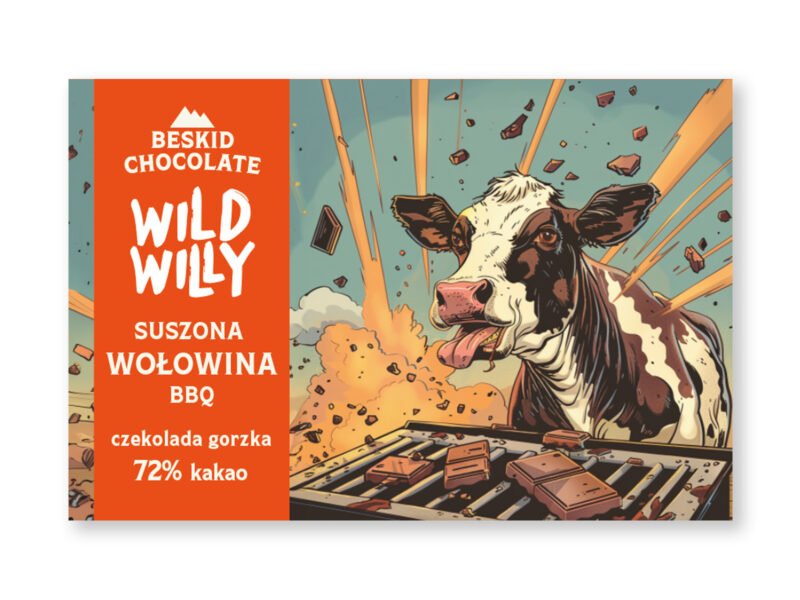 Czekolada gorzka 72% z wołowiną BBQ Czekolada gorzka 72% z wołowiną BBQ