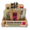 Stojak Wild Willy z produktami Ekspozytor naladowy