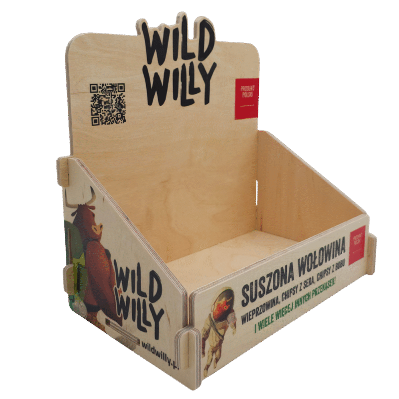 Stojak lewa strona Ekspozytor naladowy