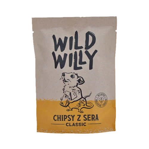 Wild Willy Chipsy z sera dojrzewającego 50g