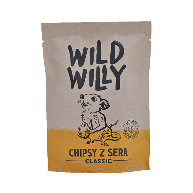 Wild Willy Chipsy z sera dojrzewającego 50g