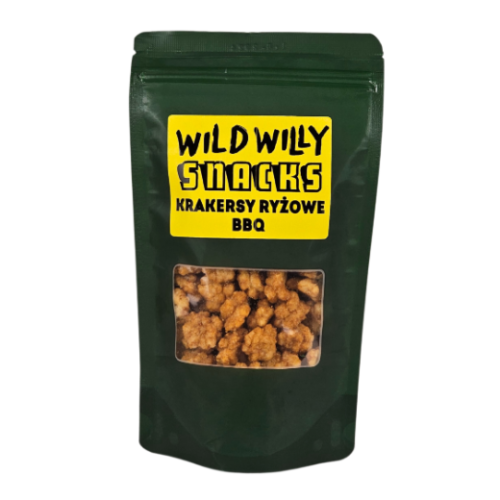 Wild Willy Krakersy Ryżowe o Smaku BBQ 60g