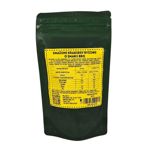 Wild Willy Krakersy Ryżowe o Smaku BBQ Pakiet 10X60G