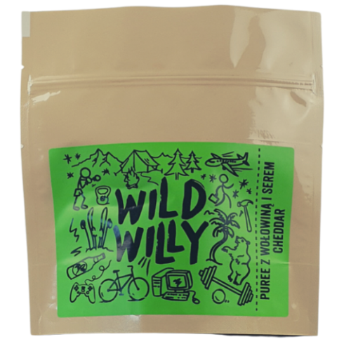 Wild Willy Puree z Wołowiną i Serem Cheddar