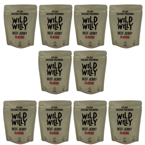 Wild Willy Beef Jerky Classic 10x30g