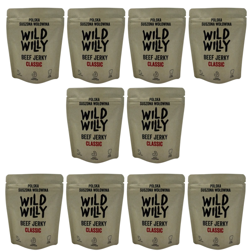 Wild Willy Beef Jerky Classic 10x30g