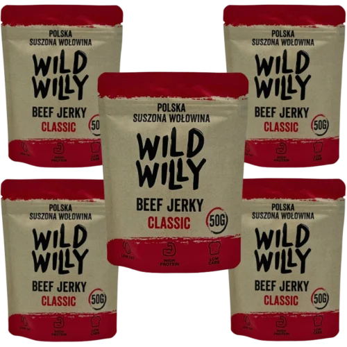 Wild Willy Beef Jerky Classic 5x50g