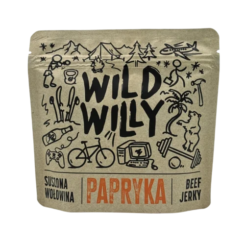 Wild Willy Beef Jerky Papryka 100g
