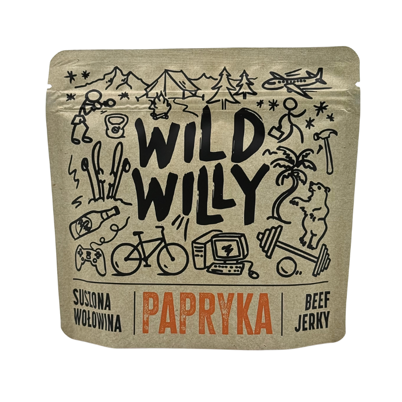 Wild Willy Beef Jerky Papryka 100g