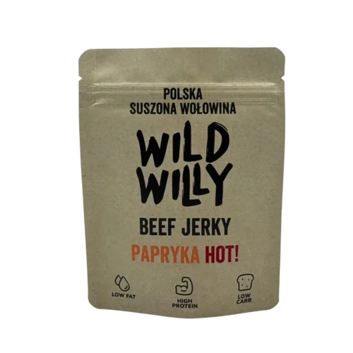 Wild Willy Beef Jerky Papryka HOT 30g