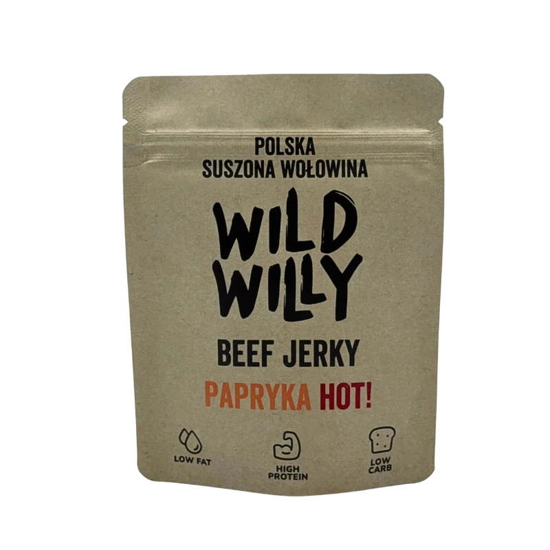 Wild Willy Beef Jerky Papryka HOT 30g