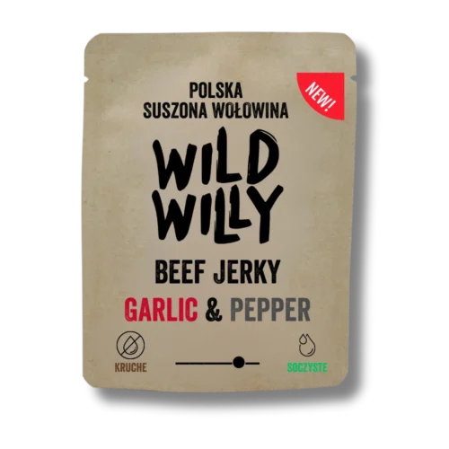Beef Jerky Garlic & Pepper 50g