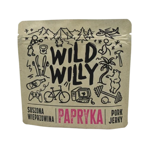 Wild Willy Pork Jerky Papryka 100g