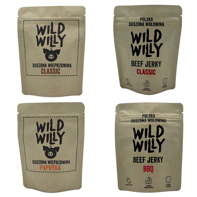 Wild Willy Zestaw Starter Beef/Pork 4x30g